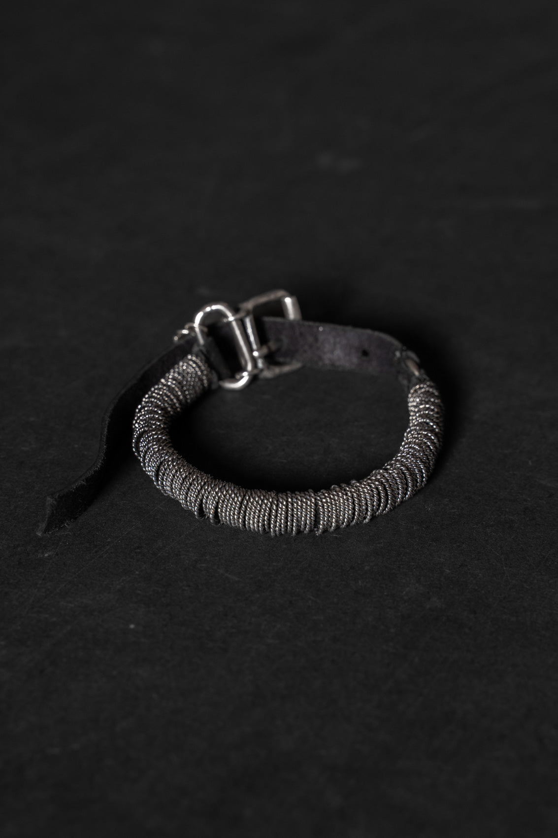 GOTI BR48 — bracelet in oxidised sterling silver